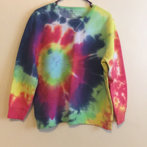 Just My Size Tops - Tie-Dye Sweatshirt